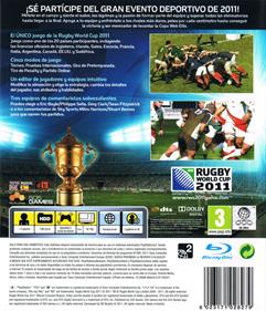 Rugby World Cup 2011 - Box - Back Image