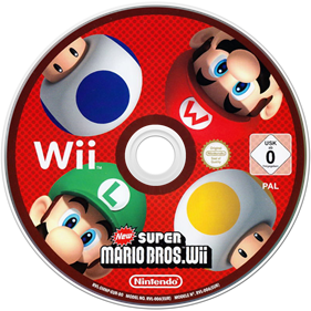 New Super Mario Bros. Wii - Disc Image