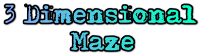 3 Dimensional Maze - Clear Logo Image
