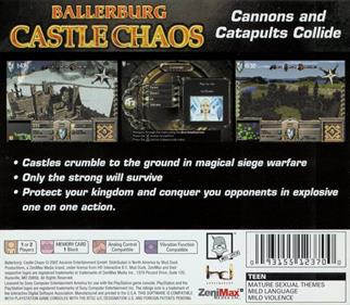 Ballerburg: Castle Chaos - Box - Back Image