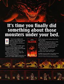 Advanced Dungeons & Dragons: Slayer - Advertisement Flyer - Front Image