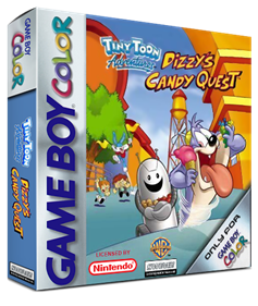 Tiny Toon Adventures: Dizzy's Candy Quest - Box - 3D Image