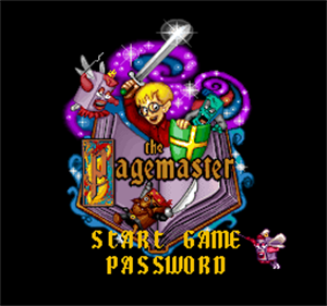 The Pagemaster - Screenshot - Game Title Image