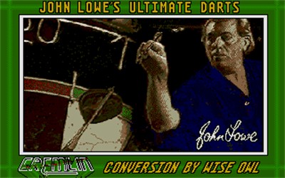 John Lowe's Ultimate Darts - Screenshot - Game Title Image