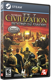 Sid Meier's Civilization IV: Beyond the Sword - Box - 3D Image