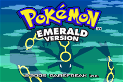 Pokémon Echo Emerald - Screenshot - Game Title Image