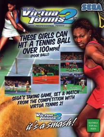 Virtua Tennis 2 - Advertisement Flyer - Front Image