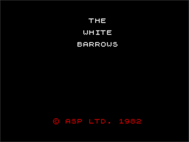 The White Barrows - Screenshot - Game Title Image