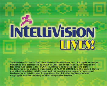 Intellivision Lives! - Screenshot - Game Title Image