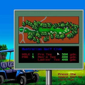Jack Nicklaus presents The International Course Disk - Screenshot - Gameplay Image