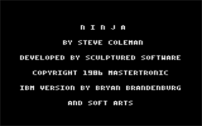 Ninja - Screenshot - Game Title