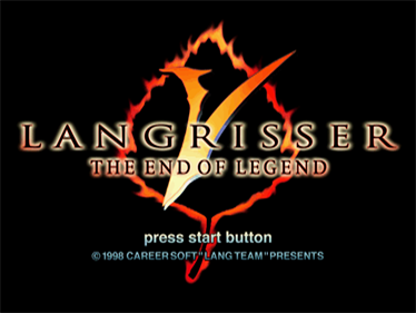 Langrisser V: The End of Legend - Screenshot - Game Title Image