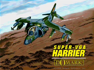 Super-VGA Harrier - Screenshot - Game Title Image