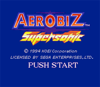 Aerobiz Supersonic - Screenshot - Game Title Image