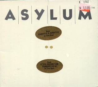 Asylum (Screenplay) - Box - Front Image
