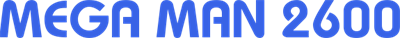 Mega Man 2600 - Clear Logo Image