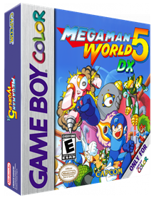 Mega Man World 5 DX - Box - 3D Image