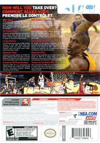 NBA 2K10 - Box - Back Image