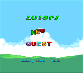 Luigi's New Quest  - Screenshot - Game Title Image