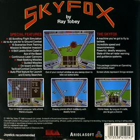 Skyfox - Box - Back Image