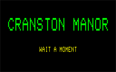 Cranston Manor - Screenshot - Game Title Image