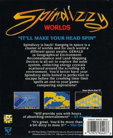 Spindizzy Worlds - Box - Back Image