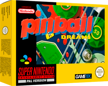 Pinball Dreams - Box - 3D Image