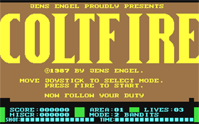 Coltfire - Screenshot - Game Title Image