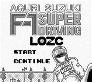 Aguri Suzuki F-1 Super Driving - Screenshot - Game Title Image