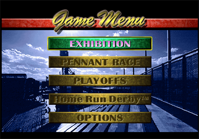 World Series Baseball 98 - Screenshot - Game Select Image