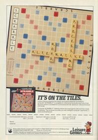 Computer Scrabble De Luxe - Advertisement Flyer - Front Image