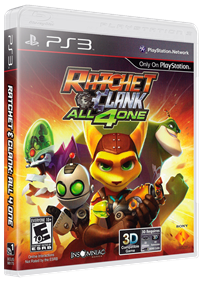 Ratchet & Clank: All 4 One - Box - 3D Image