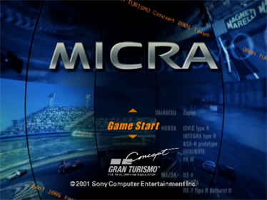 Gran Turismo: Nissan Micra Edition - Screenshot - Game Title Image
