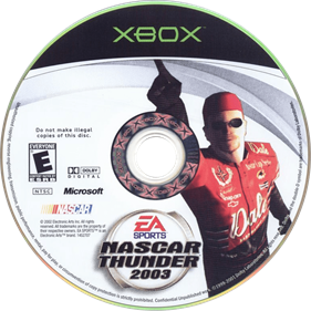 NASCAR Thunder 2003 - Disc Image