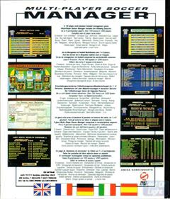 Multi-Player Soccer Manager - Box - Back Image
