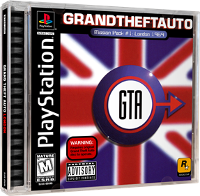 Grand Theft Auto: Mission Pack #1: London 1969 - Box - 3D Image