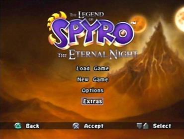 The Legend of Spyro: The Eternal Night - Screenshot - Game Select