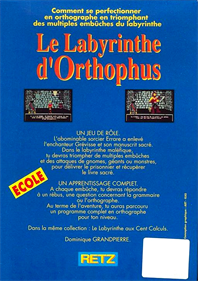 Le Labyrinthe d'Orthophus - Box - Back Image