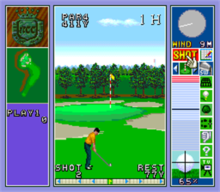 Hu PGA Tour Power Golf 2: Golfer - Screenshot - Gameplay Image