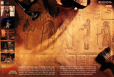 Tomb Raider: The Last Revelation - Advertisement Flyer - Front Image