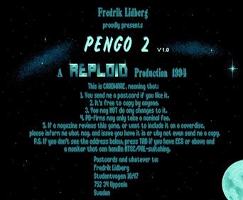 Pengo 2 - Screenshot - Game Title Image