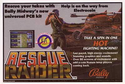 Rescue Raider - Advertisement Flyer - Front Image