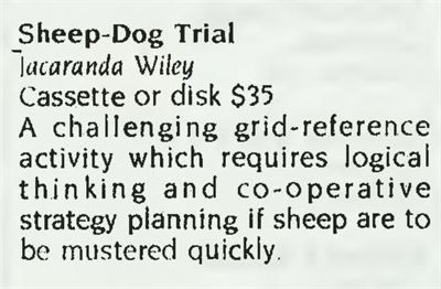 Sheep-Dog Trial