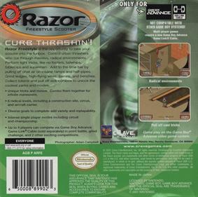 Razor Freestyle Scooter - Box - Back Image