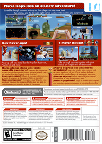 Another Super Mario Bros. Wii - Box - Back Image