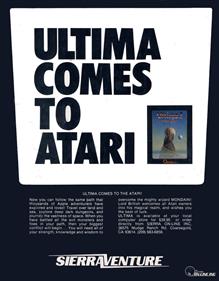 Ultima 1: The Original - Advertisement Flyer - Front Image