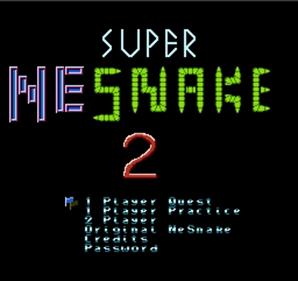Super NeSnake 2 - Screenshot - Game Title Image