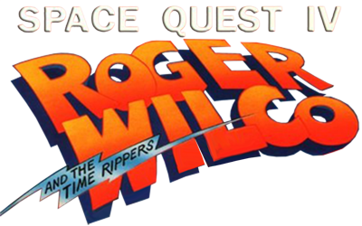 Space Quest IV: Roger Wilco and the Time Rippers - Clear Logo Image