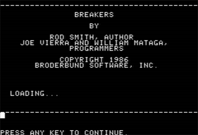 Breakers - Screenshot - Game Title Image