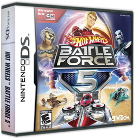Hot Wheels: Battle Force 5 - Box - 3D Image